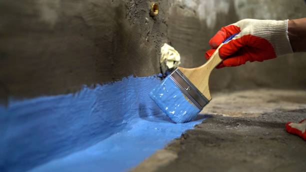 Commercial Waterproofing project at a Bloomingdale, TN business property by SJ Waterproofing Pros